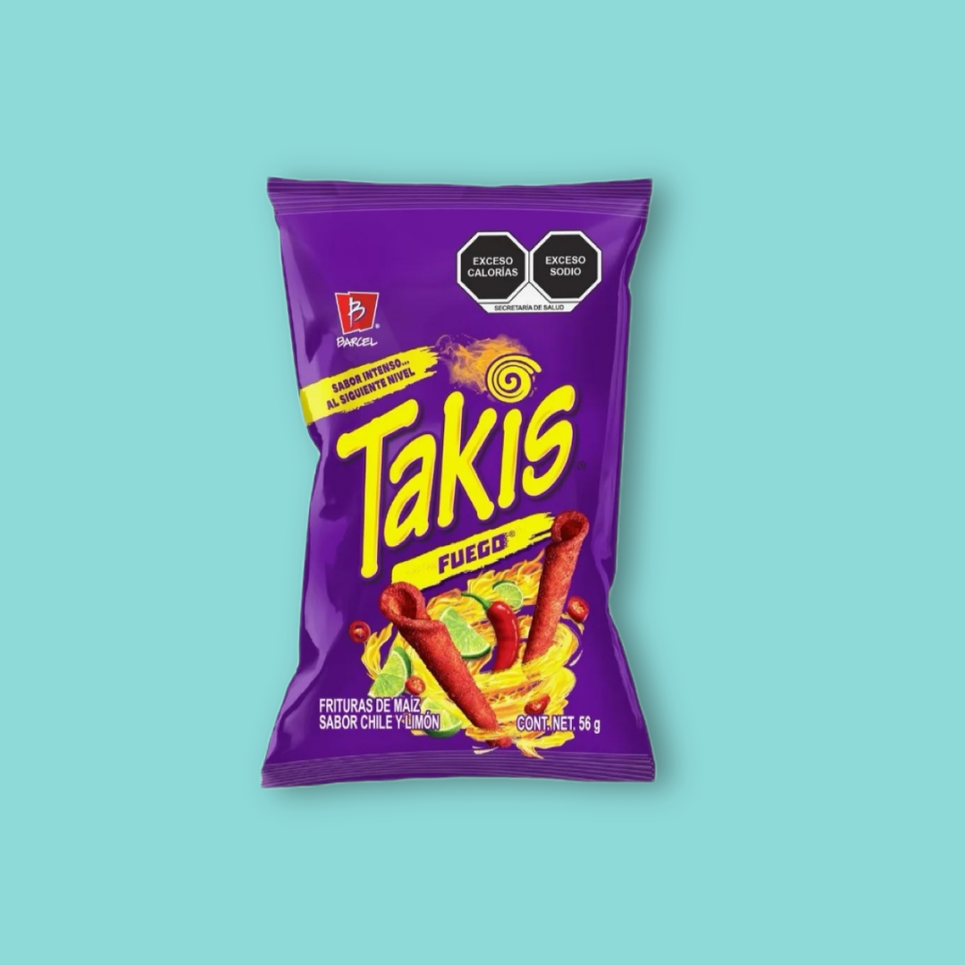 Takis fuego mexicanos 56gr