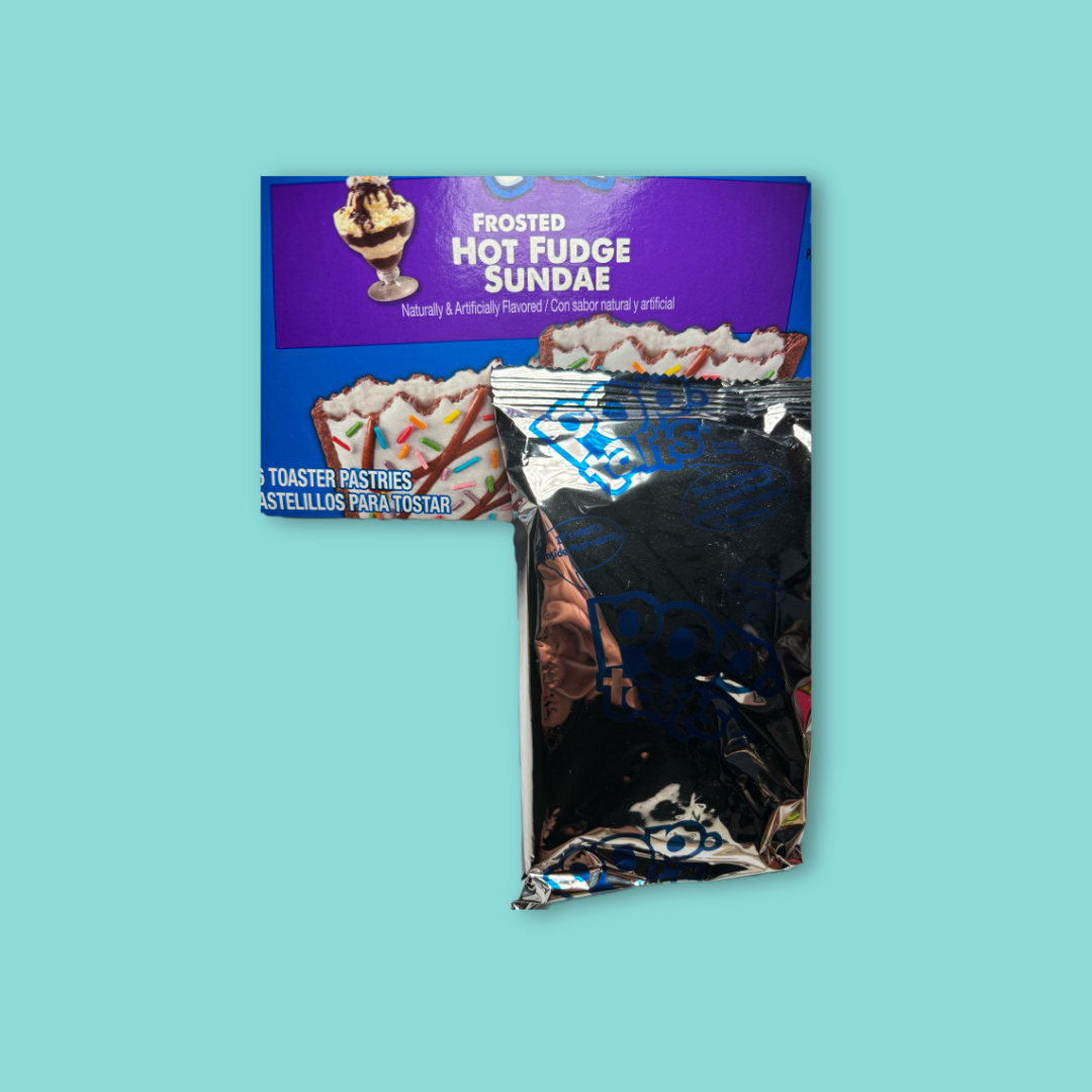 Pop tarts hot fudge sundae