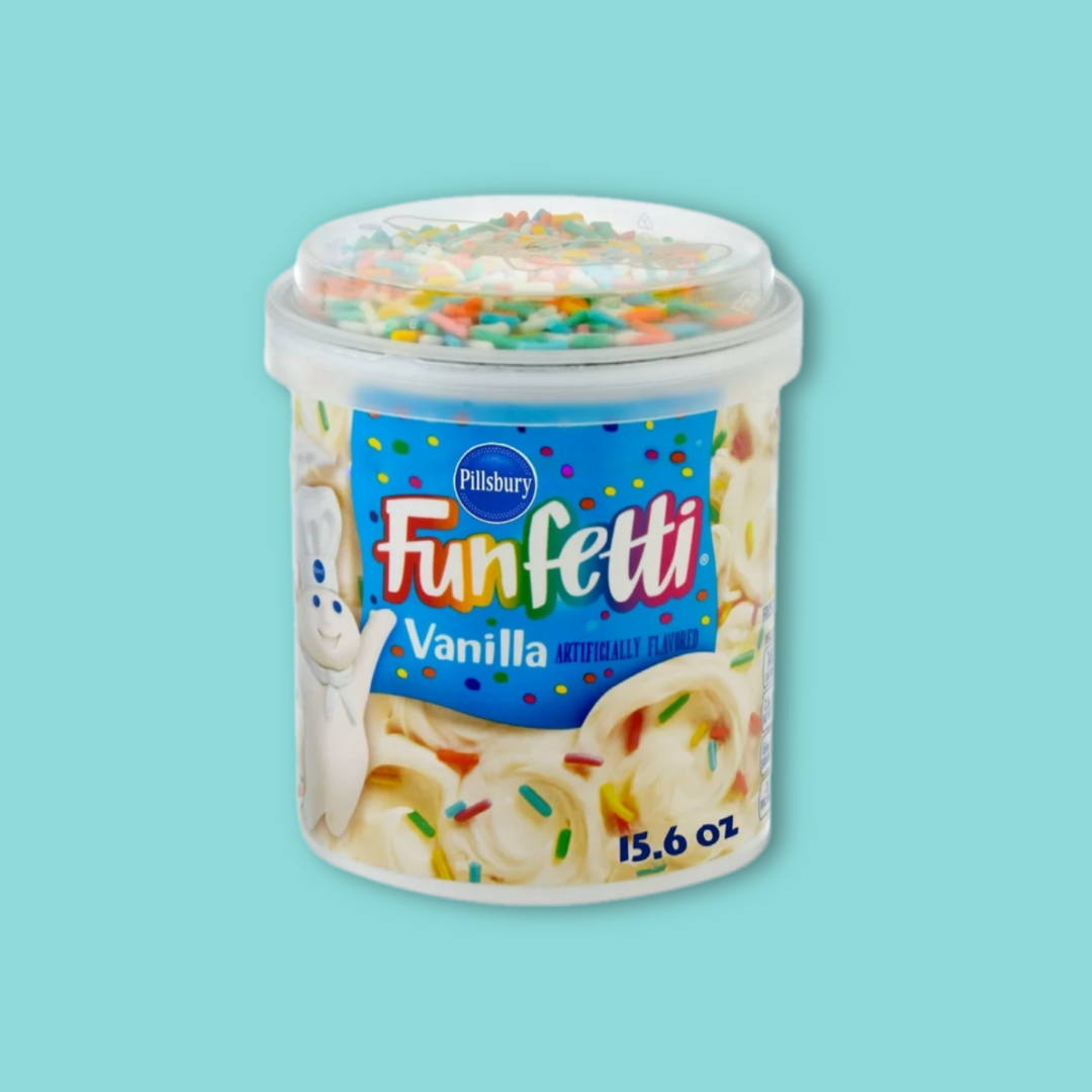Pillsbury funfetti vainilla frosting