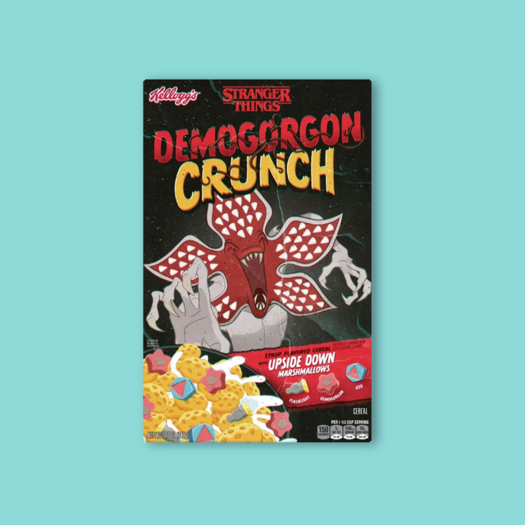 Cereal demogorgon crunch stranger things