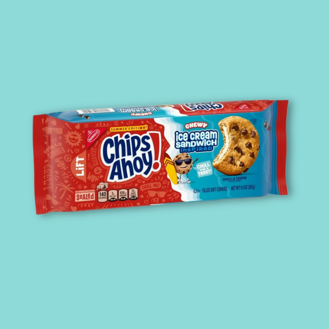 Galletas chips ahoy ice cream sandwich