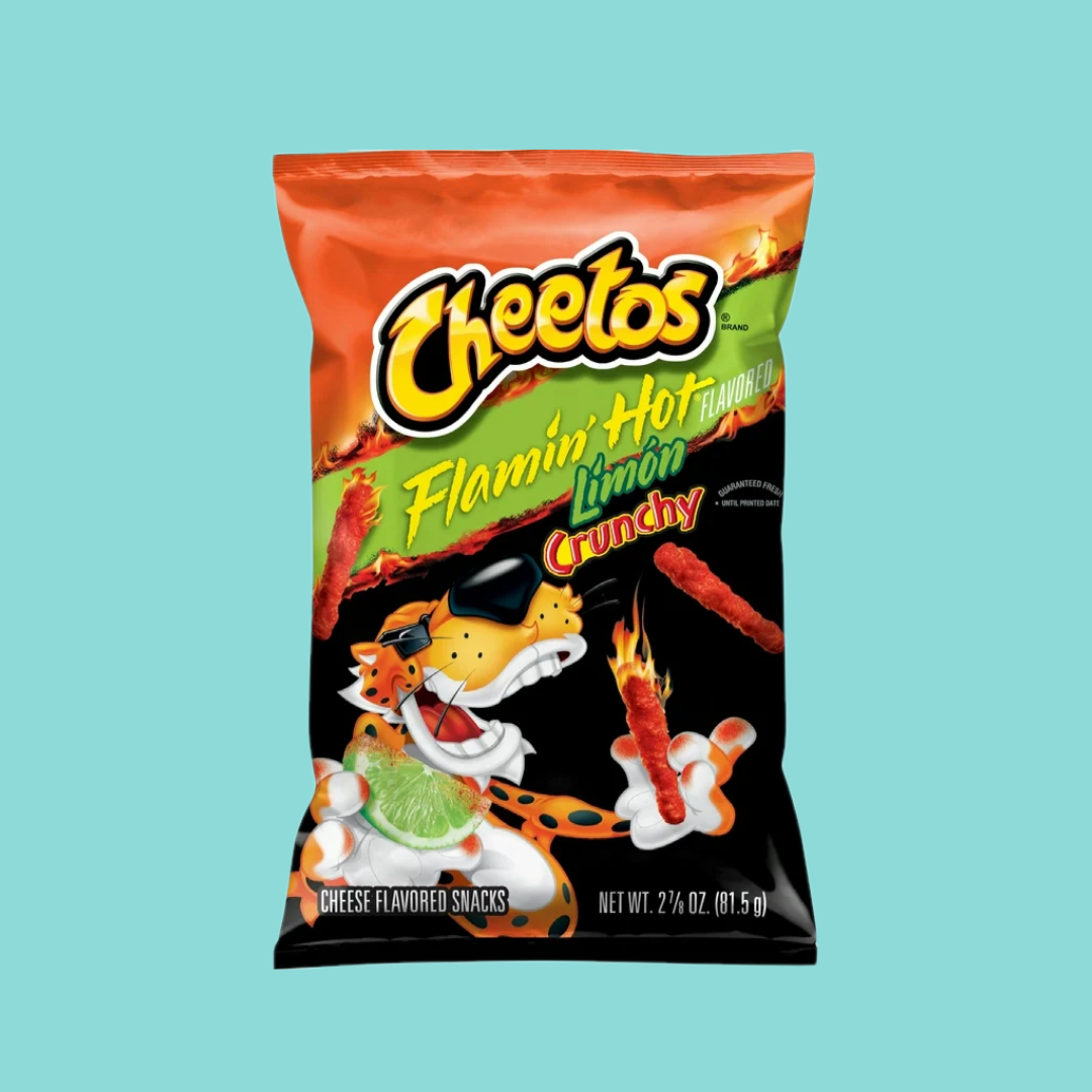 Cheetos Flamin Hot Limón crunchy