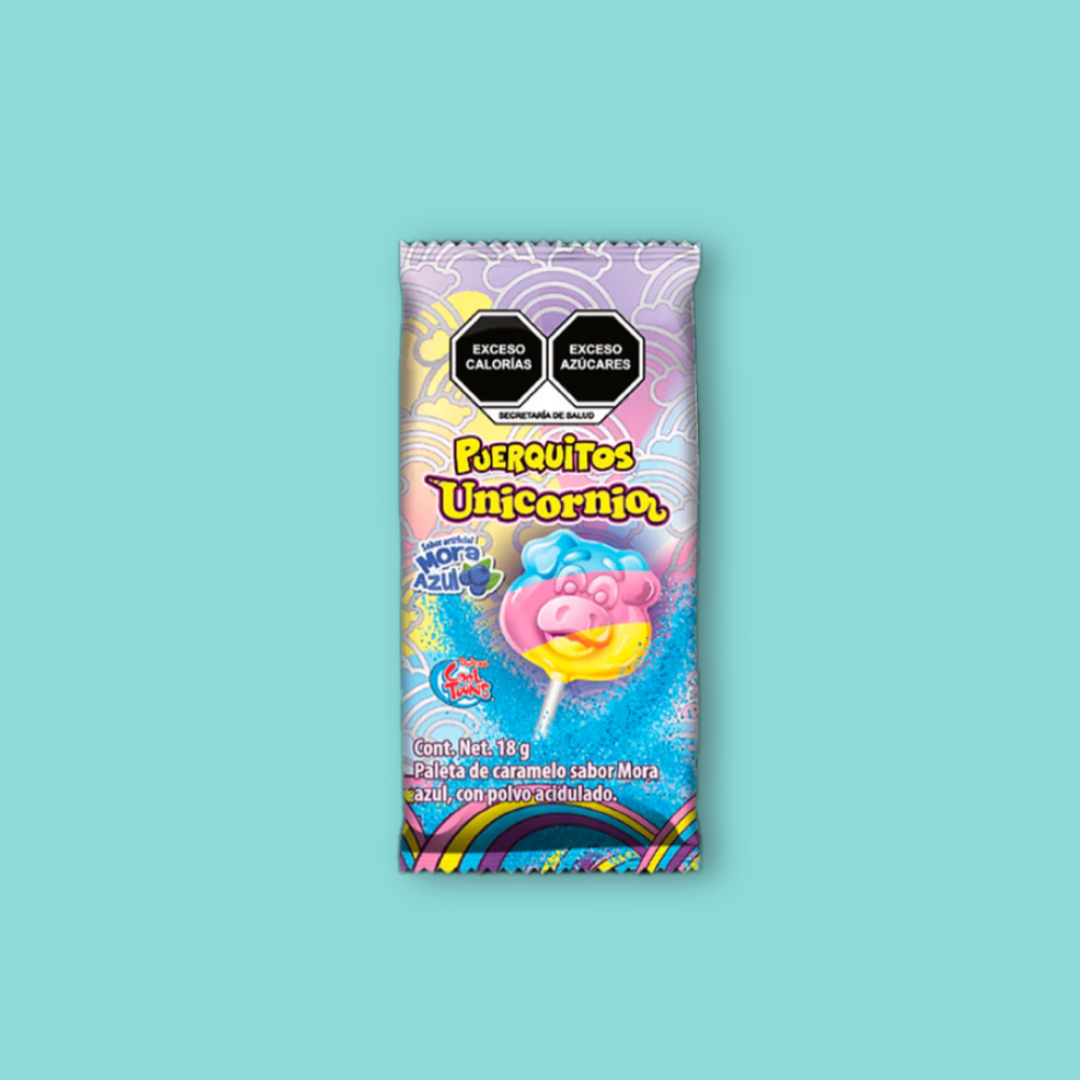 Paleta puerquitos unicornio