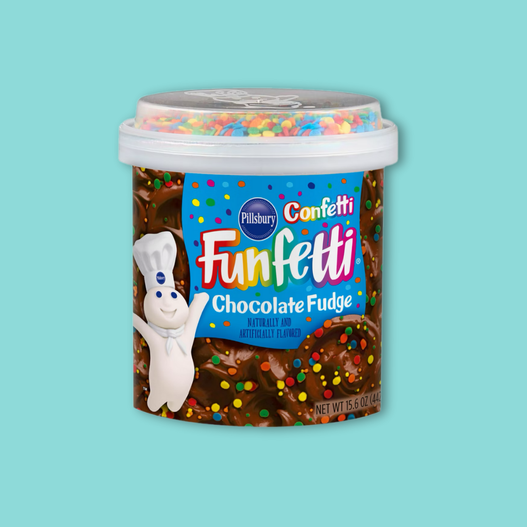 Pillsbury funfetti chocolate fudge frosting