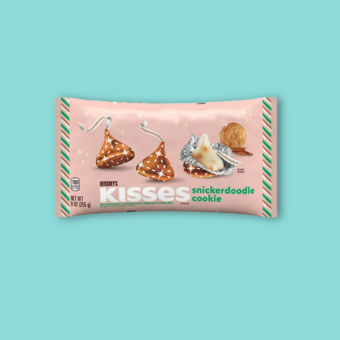 Hershey’s kisses snickerdoodle cookie