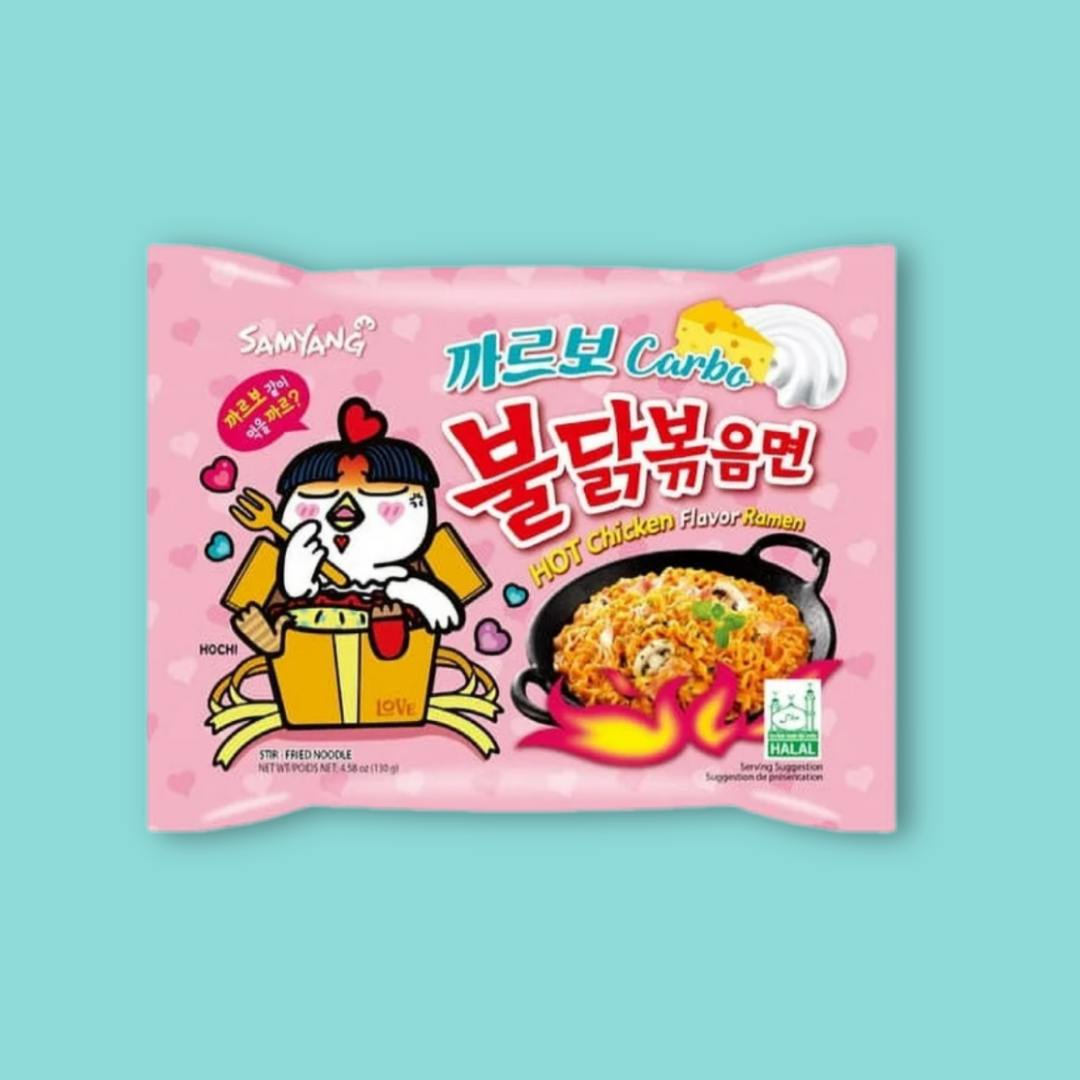 Buldak ramen carbonara