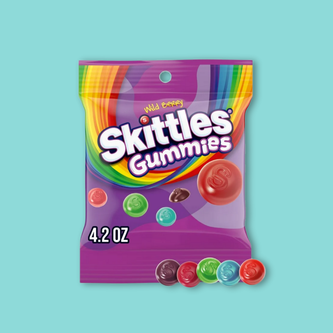 Skittles gummies wild berry