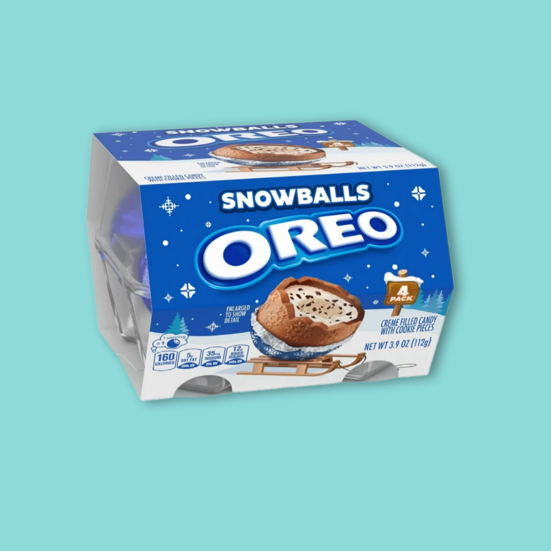 Esferas de chocolate snowballs Oreo (se derritió)